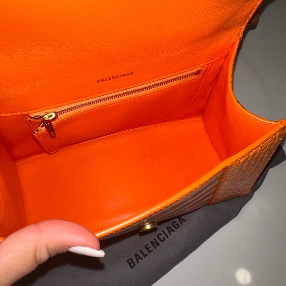 BALENCIAGA ORANGE TOP HANDLE - Picture 5 of 5